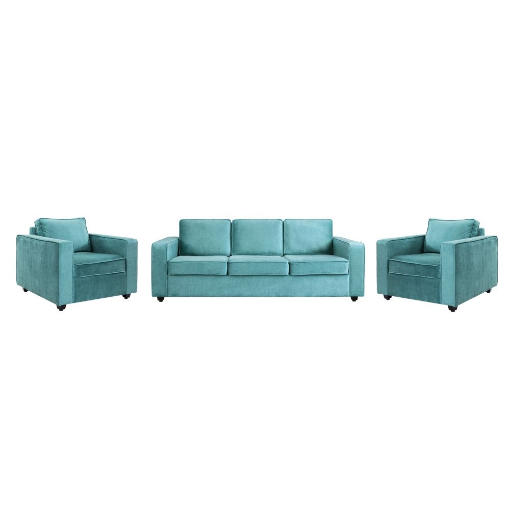 Napper Plus Sofa Set - (3+1+1) Reflection Aqua Blue